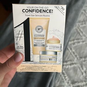 Confidence in a cleanser